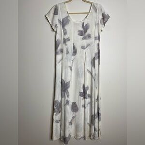 Vintage Jams World Floral Midi‎ Dress XS